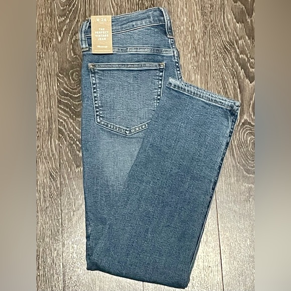 NWT Madewell Perfect Vintage Jean Size 24 Finney Wash - Picture 2 of 6